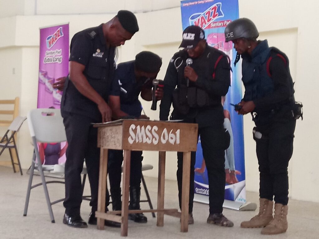 YAZZ PARTNERS GHANA POLICE TO EDUCATE STUDENTS ON SECURITY TIPS ON KIDNAPPING yazz security tips