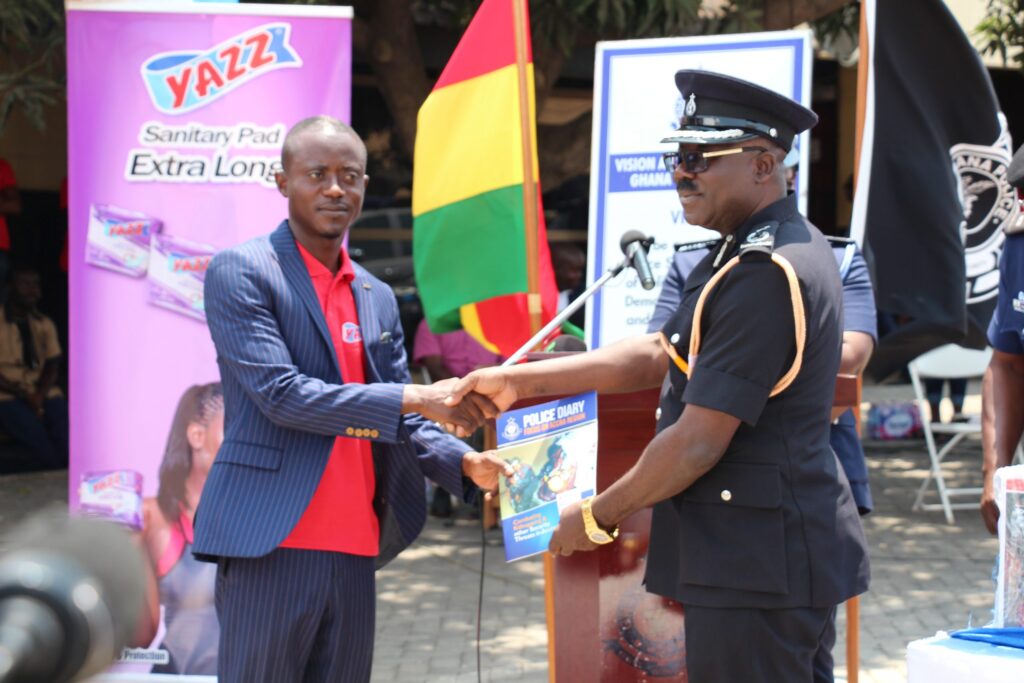 Yazz Supports Accra Regional Police Public Affairs Unit to launch Police Diary Magazine. img 9039