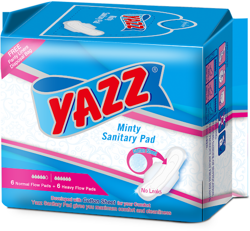 Home Yazz Sanitary Pad – Minty