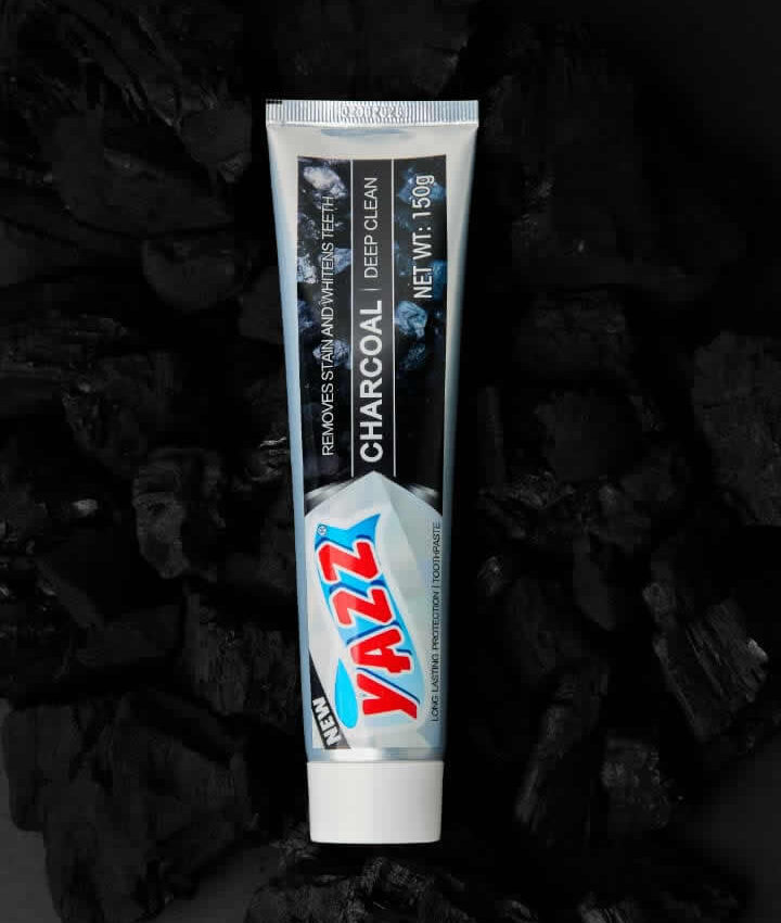 Home new yazz charcoal toothpaste